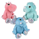 Plush Sparkly Safari Animal Assorted 28.5" (EACH)