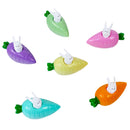 Pull-Back Carrot Bunny Assortment 3" (100 PACK)