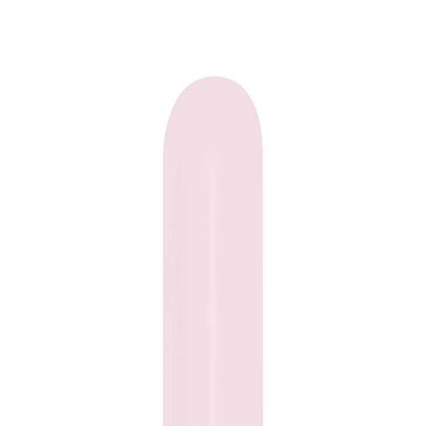 260 Twisting Balloons Pastel Pink 60" (50 PACK)