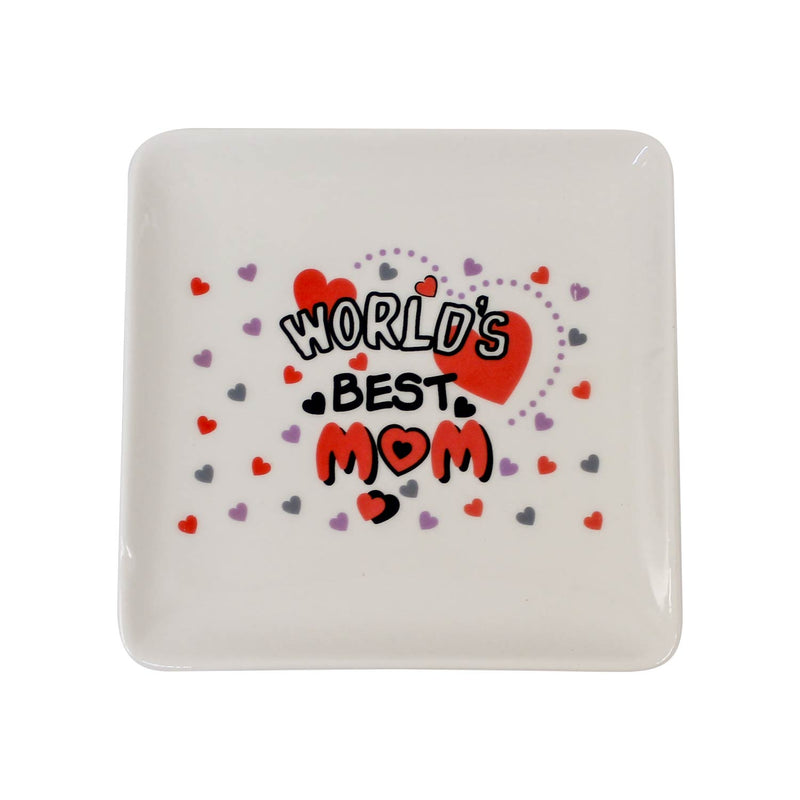 Mom Ceramic Catchall Plate 5"