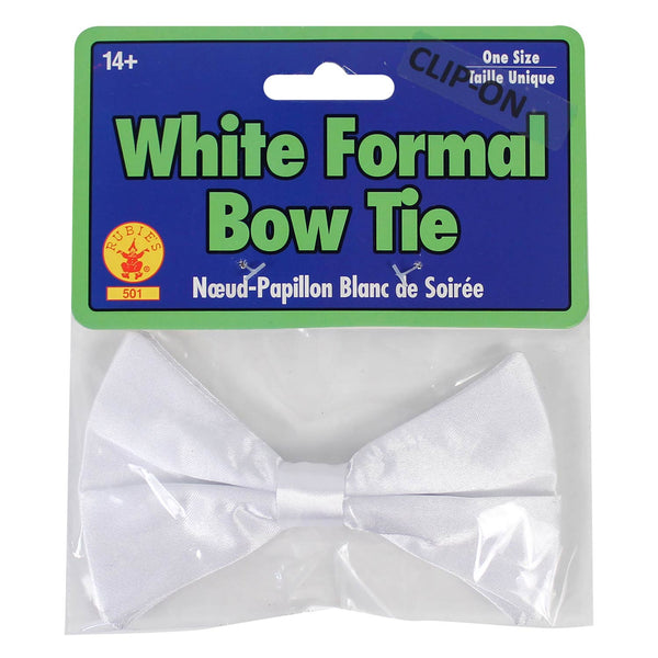 Bow Tie White With Clip