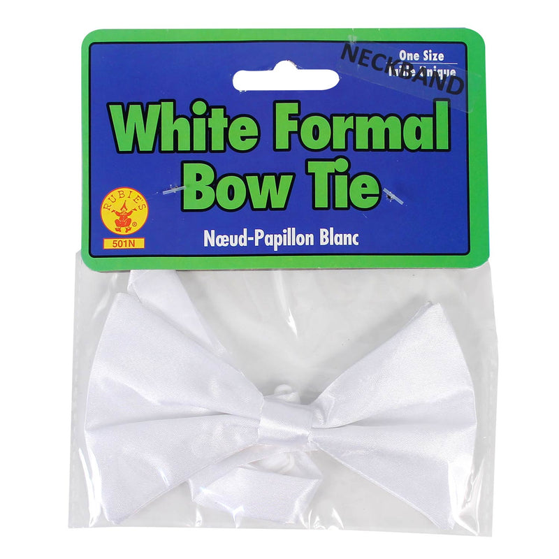 Bow Tie White With Neckband