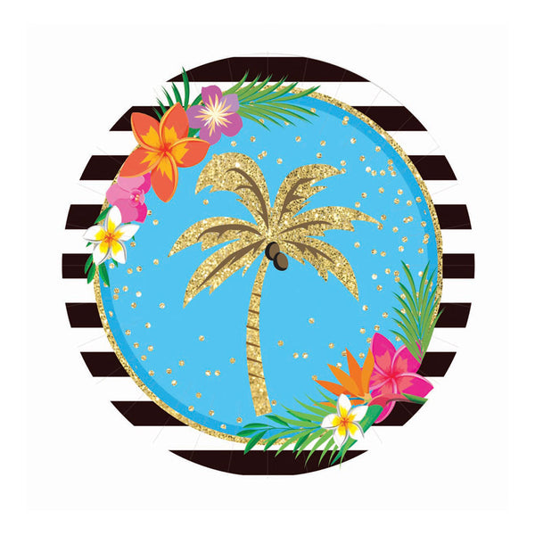 Luau Paper Plates