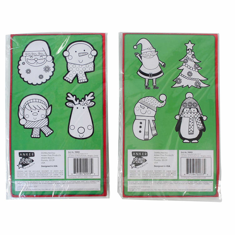 Holiday Velvet Sticker Art Set Assorted 9"