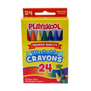 Playskool Washable Crayons 3.75" 24 Count (EACH)