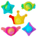 Bubble Popper Ring Assortment 1.25" - 2" (100 PACK)