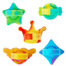 Bubble Popper Ring Assortment 1.25" - 2" (100 PACK)