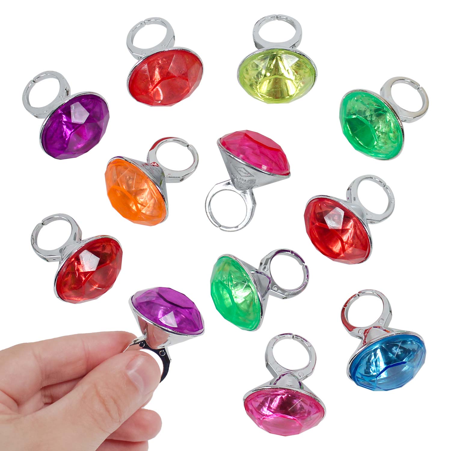 Jumbo Bling Ring Assortment 1.25