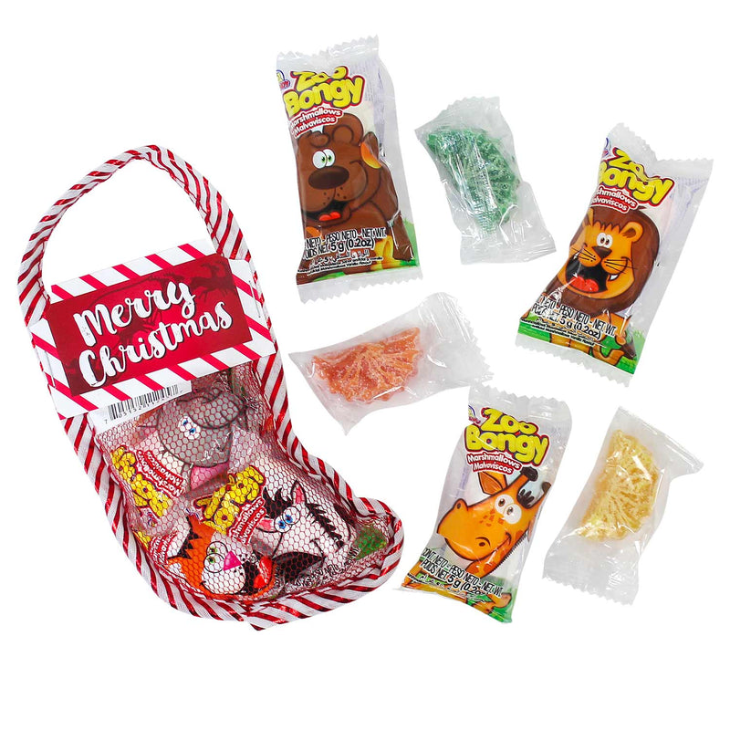 Filled Christmas Stocking 6" 3 & Under Candy