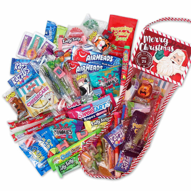 Filled Christmas Stocking 15" All Candy