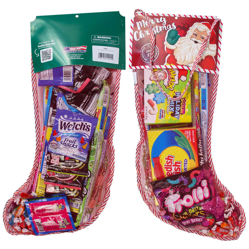 Filled Christmas Stocking 21" All Candy (EACH)