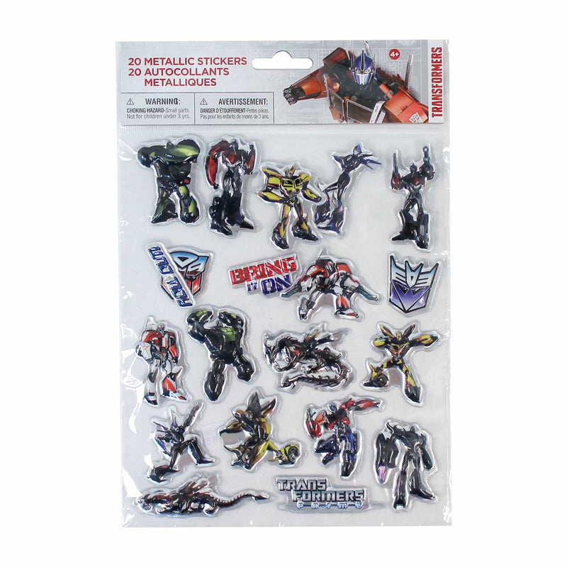 Licensed Metallic Puffy Stickers Assorted