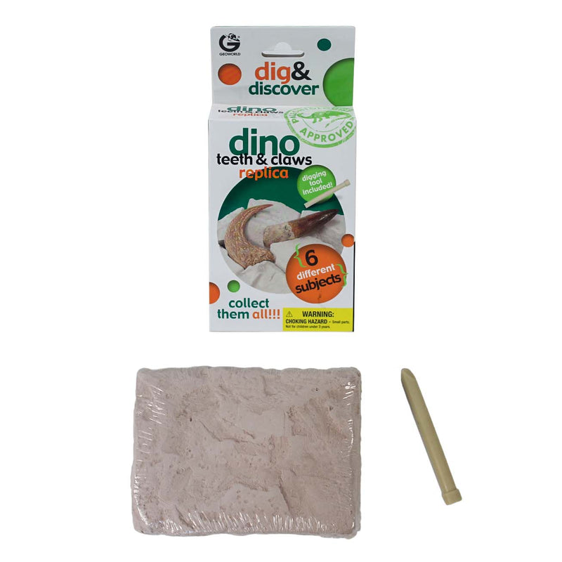 Dinosaur Teeth & Claws Excavation Set (EACH)