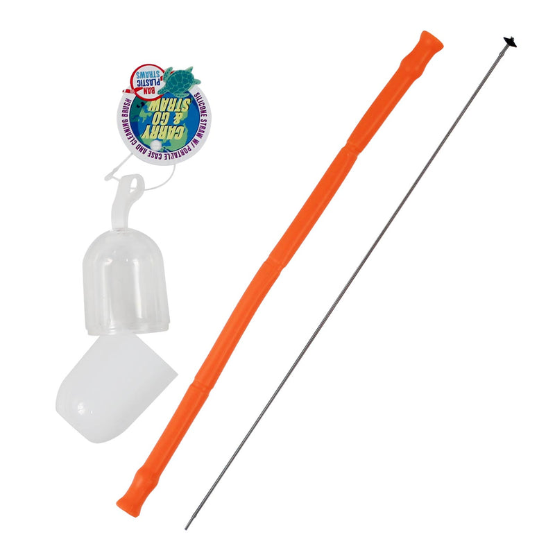 Carry & Go Silicone Straw Assorted