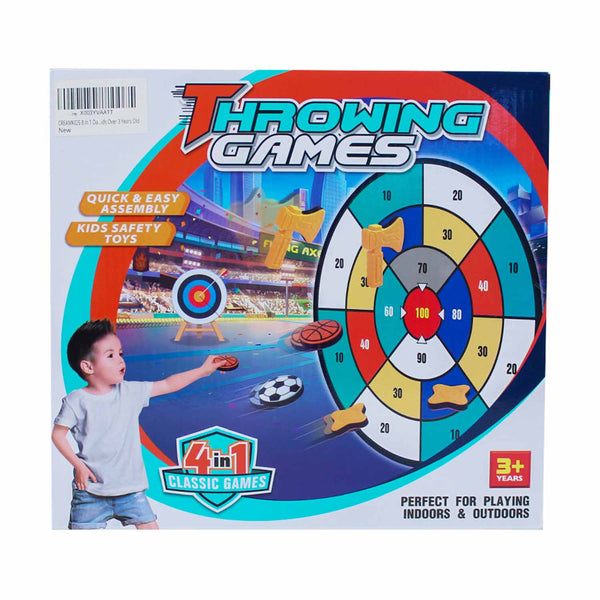 Four In One Throwing Game 10.75"