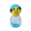 Plush Rubber Duck Filled Large Plastic Easter Egg 5" (EACH)