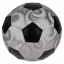 Silver Shiny Metallic Fabric Soccer Ball 9" (EACH)