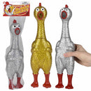 Sparkle Rubber Chicken Assorted 13.25" (EACH)