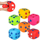 Marshmallow Squish And Roll Mega Dice Assorted 4.75" (EACH)