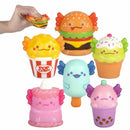 Squish Axolotl Foodie Friend Assortment 3" (DZ)