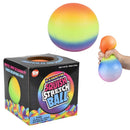 Squish Stretch Rainbow Yummy Ball 4" (EACH)