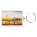 St. Louis Riverfront at Sunset - Acrylic Rectangular Keychains 1.6" x 2.24" (DZ)