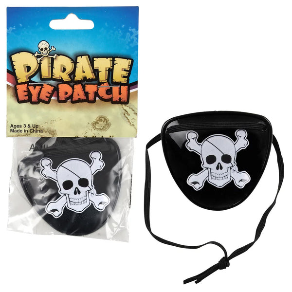 Pirate Eye Patch 3" Plastic (DZ)