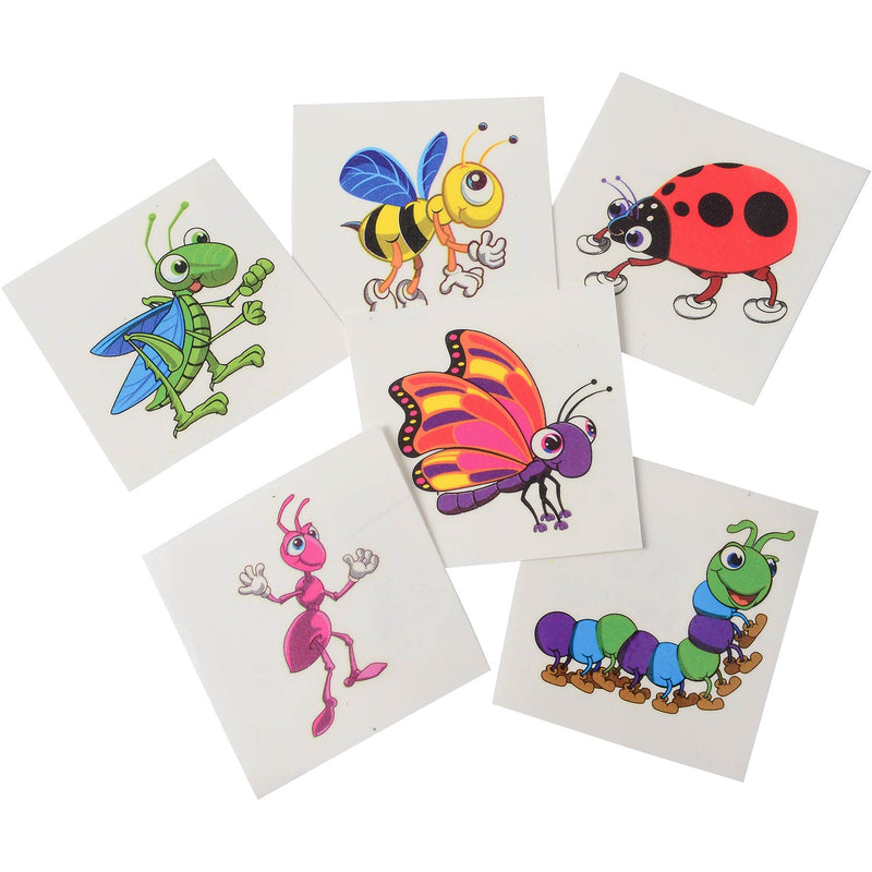 Tattoos - Insects Assortment 1.5" (144 PACK)