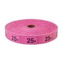 Roll Tickets - 25 Cent - Magenta 2000 Roll (EACH)
