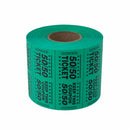 Double Roll 50/50 Tickets - Green 1000 Roll (EACH)
