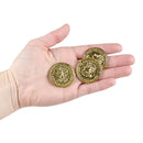 Plastic Gold Coins 1.25" (144 PACK)