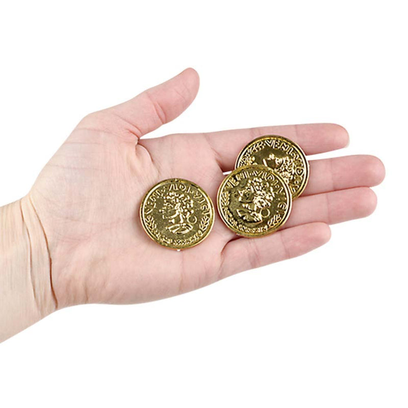 Plastic Gold Coins 1.25" (144 PACK)