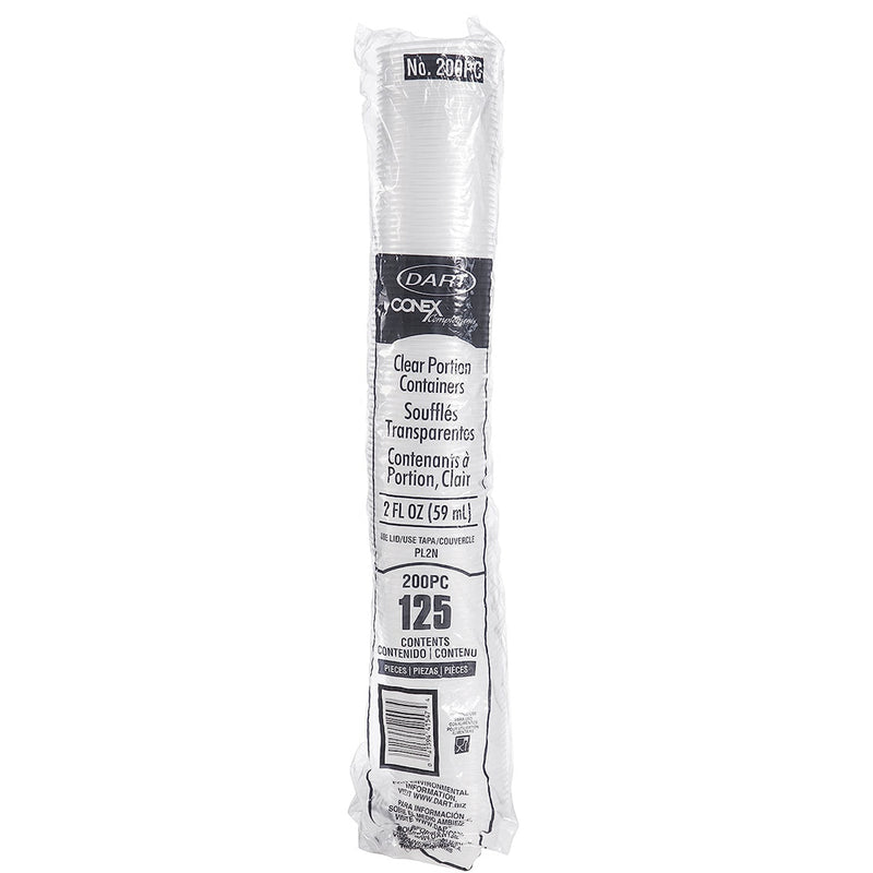 Clear Portion Containers package