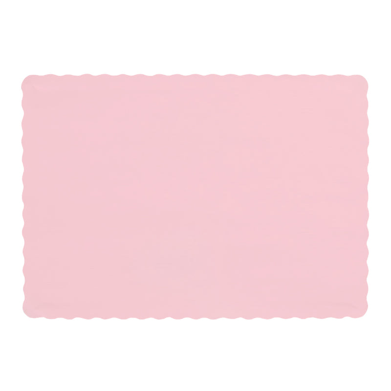 Placemat - Pink Paper 10" x 14" (24 PACK)
