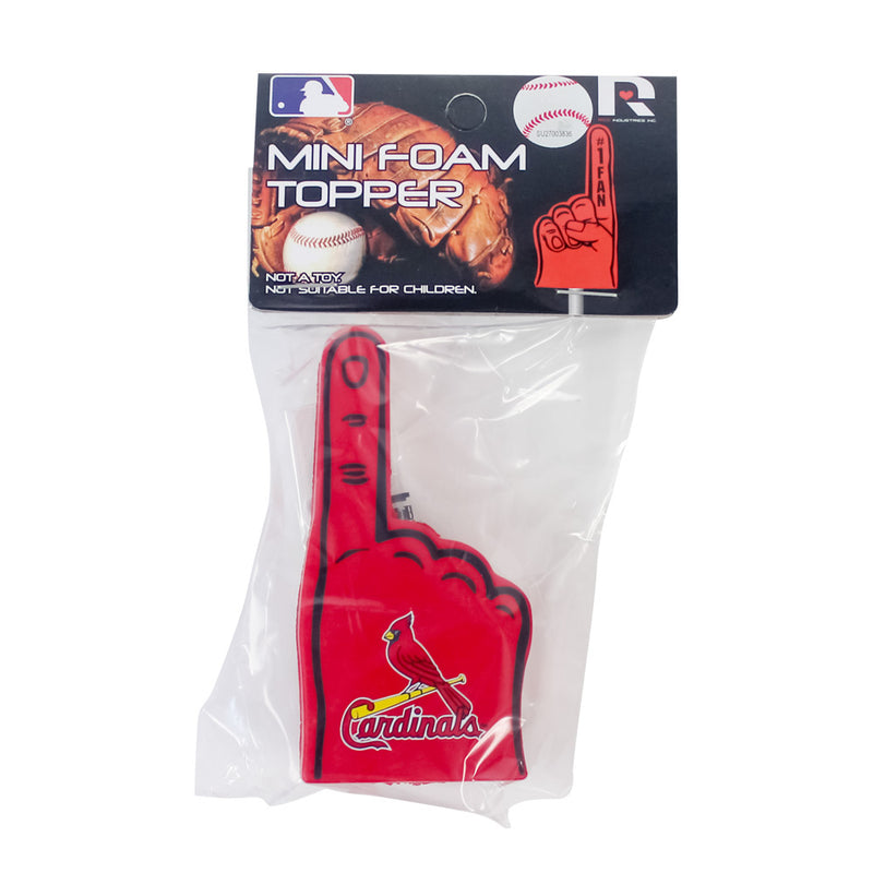 St. Louis Cardinals Mini Foam Antenna Topper package