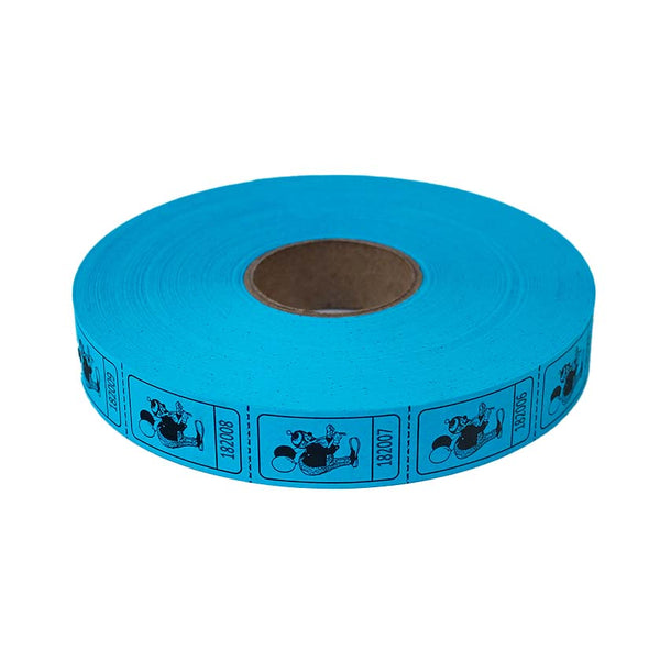 Roll Tickets - Clown - Blue 2000 Roll (EACH)