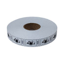 Roll Tickets - Clown - White 2000 Roll (EACH)