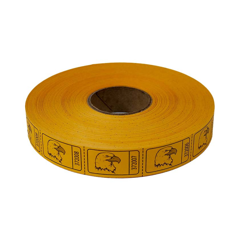 Roll Tickets - Eagle - Orange 2000 Roll (EACH)