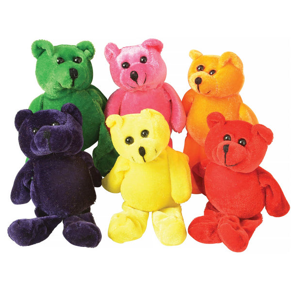 Plush Bean Bag Teddy Bears 6.5" (DZ)