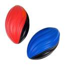 Two-Tone Spiral Foam Football Assorted 5" (EACH)