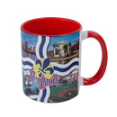 St. Louis Souvenir Mug Two Tone Attractions 11 oz (EACH)