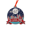 St. Louis Alloy Christmas Ornament 2.5" (EACH)