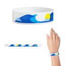 Tyvek Paper Wristbands - Ocean Wave 3/4" (500 PACK)