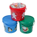 Candy Filled Christmas Bucket 5" (EACH)