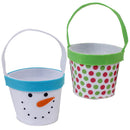 Empty Holiday Felt Basket 5" (EACH)