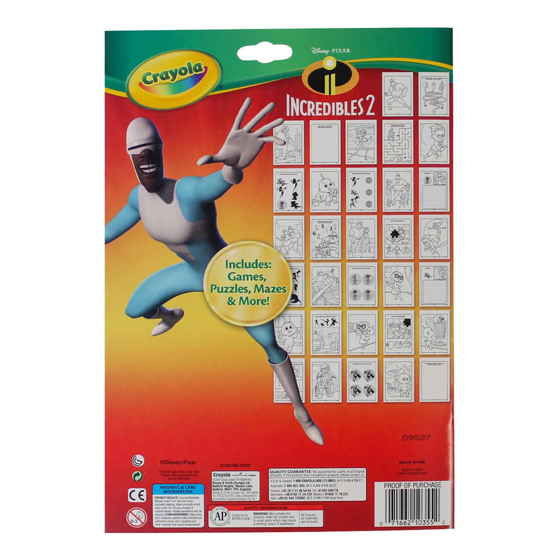 Crayola Incredibles Coloring & Activity Pad 11"