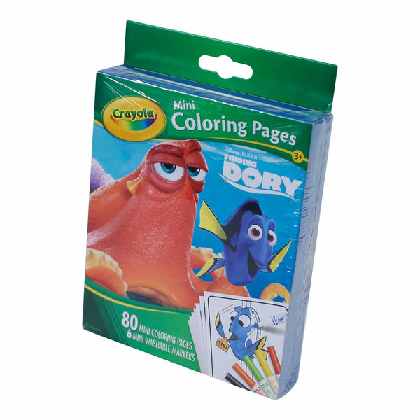 Crayola Finding Dory Mini Coloring Pages 6" (EACH)