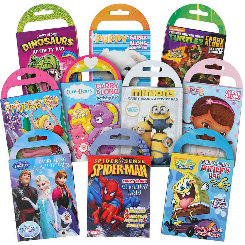 Carry Along Activity Pads