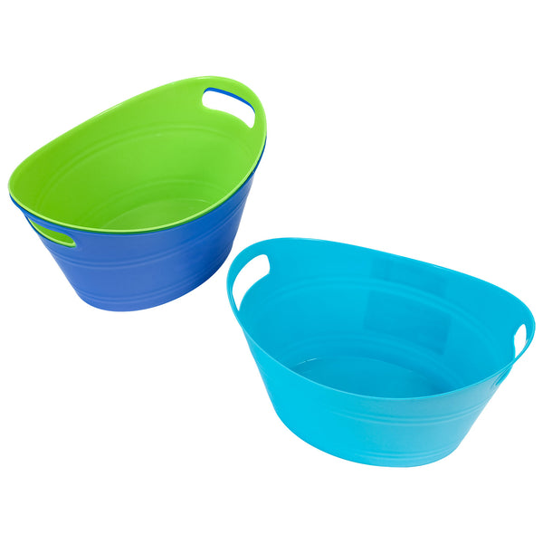 Oval Plastic Basket Assorted colors