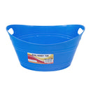 blue Oval Plastic Basket
